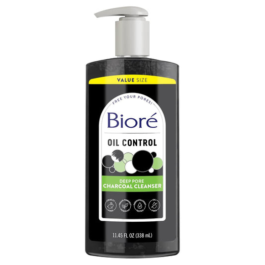 Biore Deep Pore Charcoal Face Wash Daily Facial Cleanser